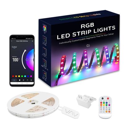 5m 10m 12v 24v Rgbw Smart Home Led Light Strip Durée de vie 50000 heures 2024 Vendeur à chaud