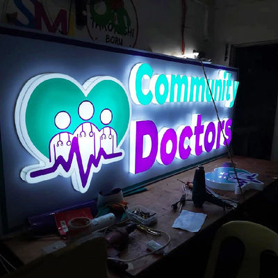 Lumière LED haute luminosité Lumières de lettres LED Panneau murale pour panneau d'affichage numérique extérieur
