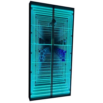 2024 Entrepôt de stockage décoratif à double usage intérieur extérieur abîme miroir lumineux