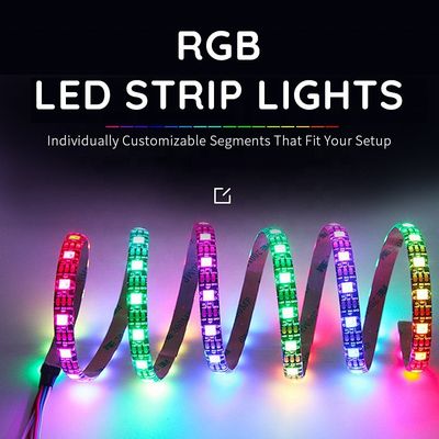 Résistant à l'eau 5m 5050 Flexible Machine USB Magic Color TV Ultra Thin Smart Led Strip Light