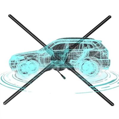 Ventilateur holographique intérieur de 65 cm à quatre lames 3D avec haute résolution