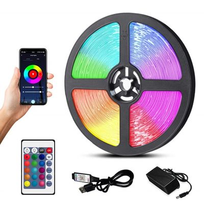 12V LED Light Strip avec 30/60/90/120/144 RGB WS2815 LEDs Flexible et adressable