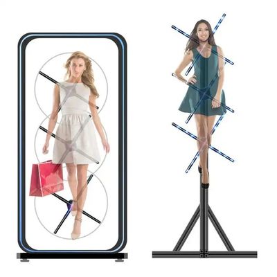 Améliorez votre jeu publicitaire avec des ventilateurs holographiques à tension d'entrée 100-240W/AC 50/60HZ
