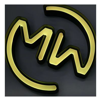Affichage extérieur 3d éclairé Led Light Led acrylique Caractères lumineux avec couleur personnalisée