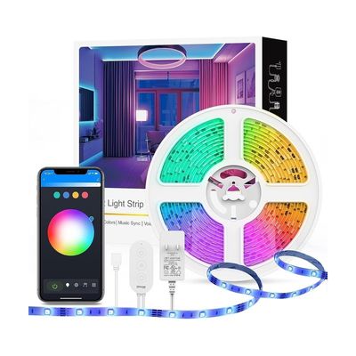5050 RGB rétroéclairage 2M rétroéclairage 5V USB TV LED bande pour TV rétroéclairée Durée de vie 50000 heures