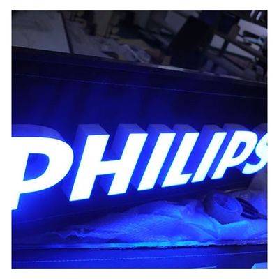 Lumière LED haute luminosité Lettres en acier inoxydable Signes électroniques Caractère lumineux
