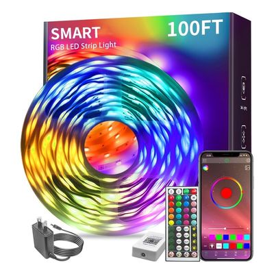 Lumières à LED multicolores résidentielles adressables SK6812 SMD 5050 RGB avec application