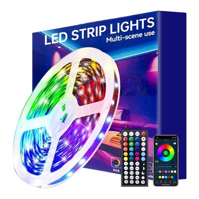 5m/10m LED Kit musique synchronisation contrôle vocal Google Home Alexa Tuya 5050 RGB LED Strip Lumières