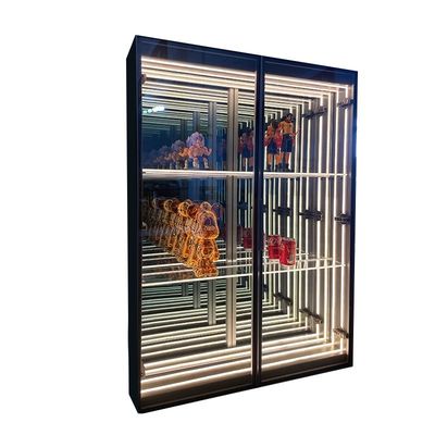 Casse d'affichage en verre à haute luminosité LED pour affichage de vin et de bière