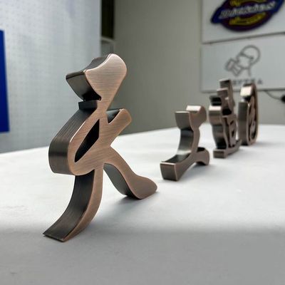 Signalisation numérotée de la maison à tubes LED Taille personnalisée Signalisation électronique avec éclairage LED