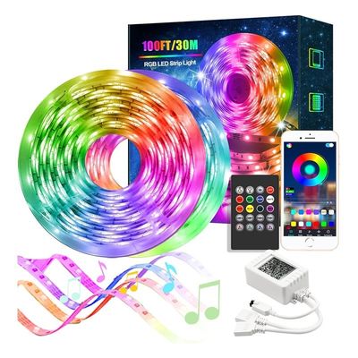 Contrôleur à bande lumineuse LED intelligente avec puce LED SMD 5050 et durée de vie de 2 ans