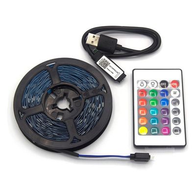5m 12v 5050 RGB LED Pixels Strip Lumières à distance flexible Wifi Smart Multi Couleur