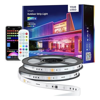Contrôle IR 12V Décoration intérieure 5m Bluetooth SMD 5050 RGB LED