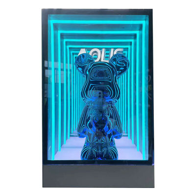 Casse d'affichage de miroir pour source lumineuse LED intérieure extérieure