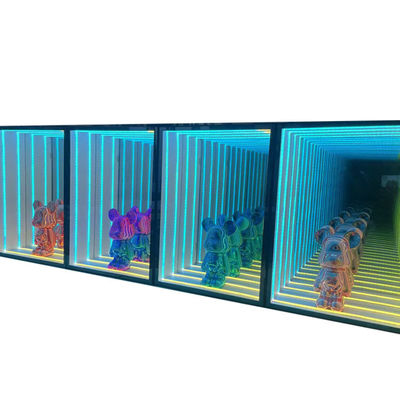 Casse d'affichage de miroir pour source lumineuse LED intérieure extérieure