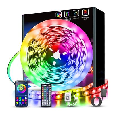 50000 heures de travail Durée de vie Kit de lumière à bande RGB imperméable à l'eau avec 110lm Lamp Flux lumineux