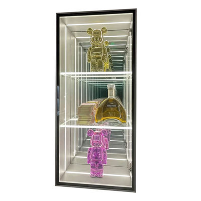 Modèle Lego Mini Figure Infinity LED Sign Display Case avec tension DC12V/AC110-220V