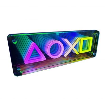Des lettres LED personnalisées avec miroir infini et caractère lumineux mini