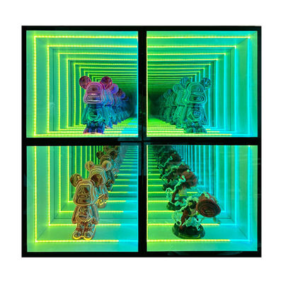 Modèle Lego Mini Figure Infinity LED Sign Display Case avec tension DC12V/AC110-220V
