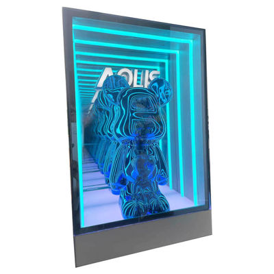 Modèle Lego Mini Figure Infinity LED Sign Display Case avec tension DC12V/AC110-220V