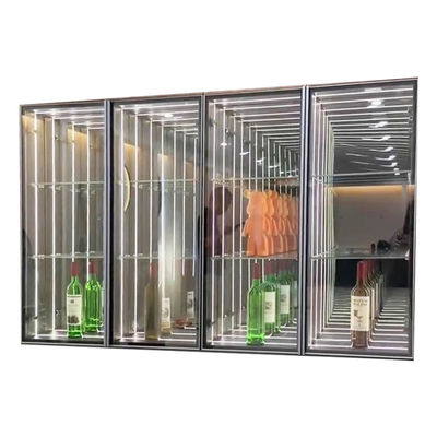 Modèle Lego Mini Figure Infinity LED Sign Display Case avec tension DC12V/AC110-220V