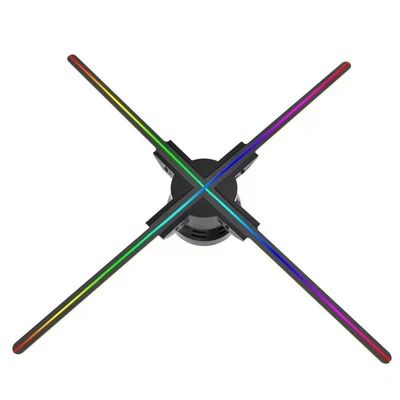 Ventilateur LED de 50 cm 65 cm 70 cm 100 cm Ventilateur publicitaire holographique 3D Ventilateur de projection holographique