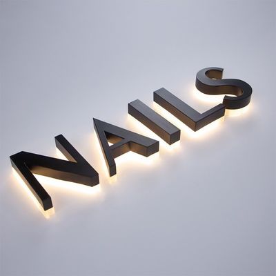 Lumières de lettres LED acryliques numériques extérieures à haute luminosité Source lumineuse