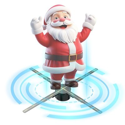 42 cm-62 cm Ventilateur holographique synchronisé Ventilateur 3D mobile Publicité 3D Projecteur Hologramme 3D Affichage holographique