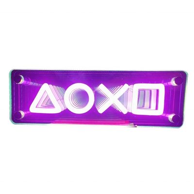 Consommation d'électricité DC 12V/AV110V-220V LED Lettres Abysse Miroir Lumières publicitaires Accrocher