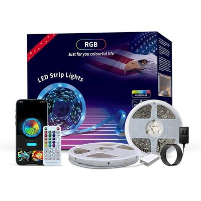12v SMD 5050 2835 LED à bande LED RGB contrôlé par WiFi pour l'éclairage des vacances