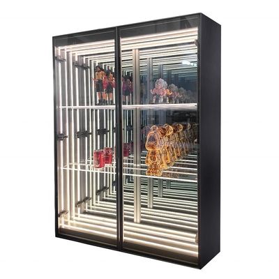 DC12V/AC110-220V Voltage Infinity Mirror Abyss Cases d'affichage pour les vitrines de votre magasin