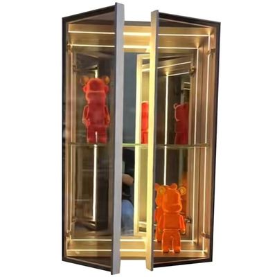 DC12V/AC110-220V Voltage Infinity Mirror Abyss Cases d'affichage pour les vitrines de votre magasin