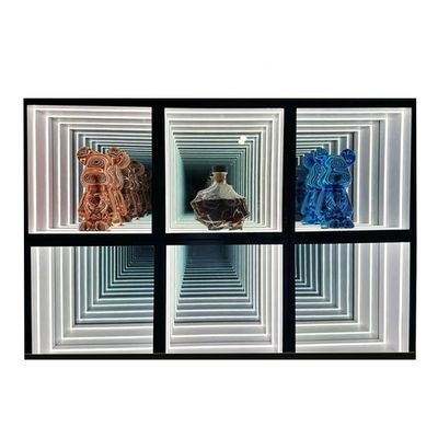 DC12V/AC110-220V Voltage Infinity Mirror Abyss Cases d'affichage pour les vitrines de votre magasin