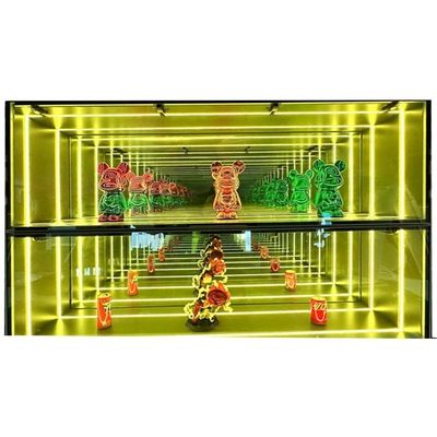 DC12V/AC110-220V Voltage Infinity Mirror Abyss Cases d'affichage pour les vitrines de votre magasin