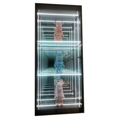 2024 bijoux en verre 3D cas d'affichage de miroir à l'infini haute luminosité LED