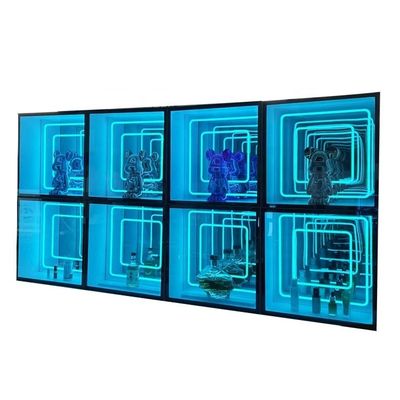 2024 bijoux en verre 3D cas d'affichage de miroir à l'infini haute luminosité LED