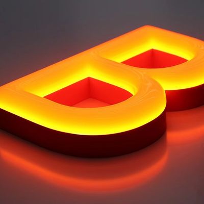 50000 heures de travail toute la vie Lettres de canaux LED personnalisées pour l'affichage extérieur des magasins