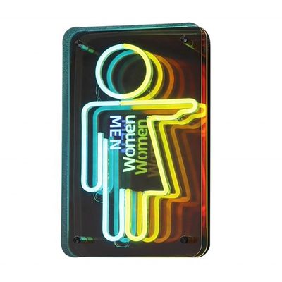 Délicat panneau de signalisation au néon à LED Lettres infinies Logo miroir infini pour intérieur