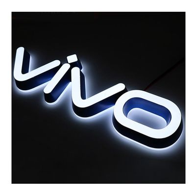 Taille personnalisée Front éclairé et rétroéclairé 3D LED Signal de la chaîne de lettres pour la publicité de porte