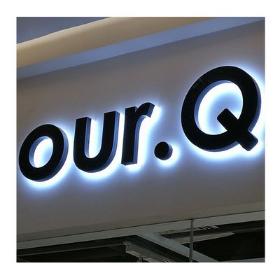 Taille personnalisée Front éclairé et rétroéclairé 3D LED Signal de la chaîne de lettres pour la publicité de porte
