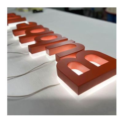 Taille personnalisée Front éclairé et rétroéclairé 3D LED Signal de la chaîne de lettres pour la publicité de porte