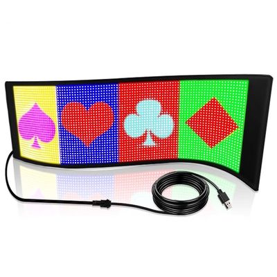 Niveau ≥ 150° Verticale 170° Angle de vue Affichage LED pour lampe de voiture programmable Smart App