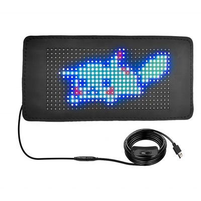Panneau d'affichage de lumière LED flexible à angle de vue élevé pour le panneau de fenêtre de voiture Contrôle APP intelligent