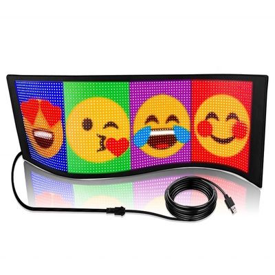 LED défilement Publicité USB Magasin Signal texte personnalisé GIF Signes pour magasin Bar de voiture hôtel