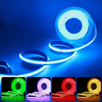 L'éclairage à LED sans points à haute IRC 90 DC24V 12V bande COB LED 480Leds 220V éclairage LED intelligent flexible