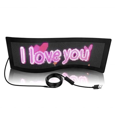 Tableau d'affichage LED USB pour salle d'exposition