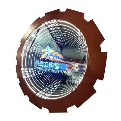 Signature 3D à l'intérieur personnalisée Infinity Mirror LED Lettres avec conception de caractères mini lumineux