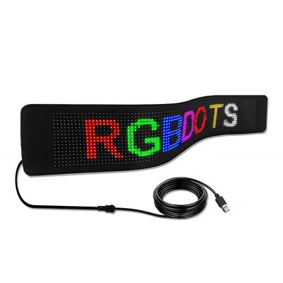 Affichage LED contrôlé par Bluetooth pour vêtements et sacs à dos
