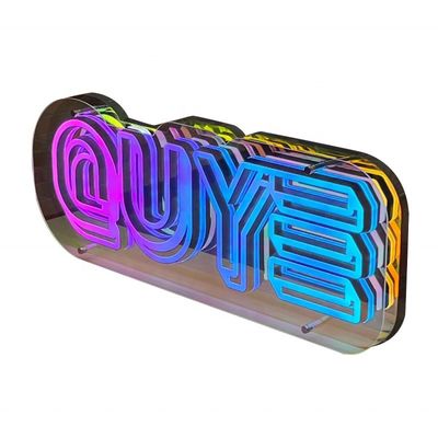 Des modèles personnalisés Miroirs acryliques Lettre lumineuse LED Élevez votre magasin de produits 2024
