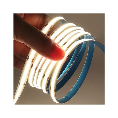 180 degrés angle de faisceau 5 mm Ultra Slim COB Strip Light pour un éclairage domestique intelligent flexible